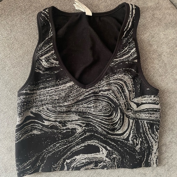 Athleta Aurora Shine Cropped Rib Tank - Picture 1 of 3